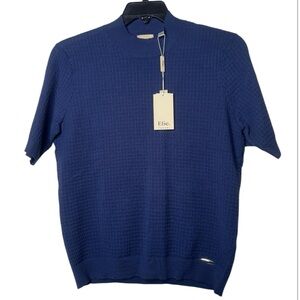 Tahari Men's Crewneck Sweater in Rich Blue